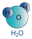 Wassermolekül "H2O"